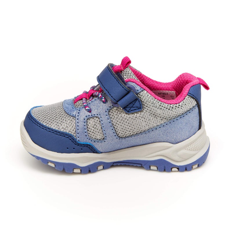 Stride Rite 360 Girls Artin 2.0 Athletic Sneaker, Blue/Pink, 11 Little Kid - Image 4